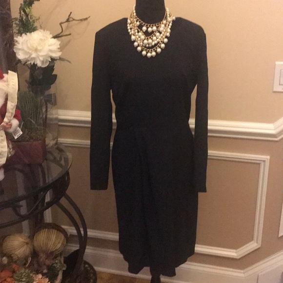 Hugo Boss Black Dress with Long Sleeves